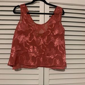Victoria’s Secret Gold Label Dusty Rose Tank